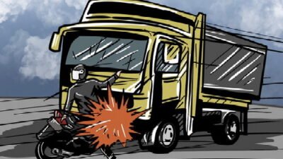 Remaja di Bojonegoro Tewas usai Motornya Tabrakan dengan Truck Muatan Tebu