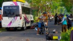 Ibu dan Anak Luka Berat Usai Motornya Senggol Mobil Elf di Kemamang
