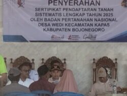 925 Sertifikat Tanah Program PTSL di bagi di Desa Wedi, Bojonegoro