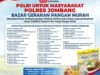 Warga Antusias Belanja di Bazar Gerakan Pangan Murah, yang Digelar Polres Jombang Bersama Pemkab Jombang dan Bulog Cabang Mojokerto