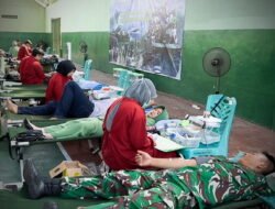Kodim 0813 Bojonegoro Gelar Bakti Sosial Donor Darah Sambut HUT ke-80 TNI