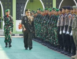 Kodim Bojonegoro Gelar Upacara Peringatan HUT Ke- 80 TNI