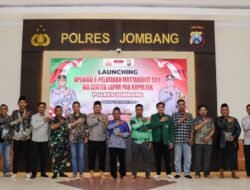 Polres Jombang Launching Aplikasi E-Pelayanan Masyarakat dan WhatsApp Center