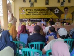 Anggota DPRD Bojonegoro Sigit Kushariyanto Reses di Desa Ngraseh