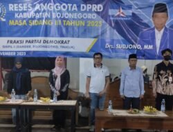 Reses Sujono Anggota DPRD Bojonegoro Masa Sidang III