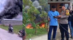 Kronologi Kebakaran Gudang Kantor dan BBM Solar Milik PT Etika Beton di Balen