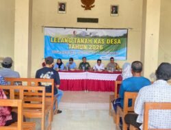 Tingkatkan PAD, Pemdes Mori Gelar Lelang Tanah Kas Desa 2026