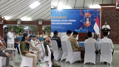 PWI Bojonegoro Gelar Buka Puasa dan Diskusi Bersama Bupati