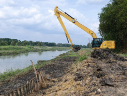 Penanganan Darurat Longsor di Bantaran Sungai Loro Desa Sambiroto Selesai 100 Persen dalam Enam Hari