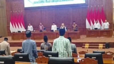 DPRD Bojonegoro Gelar Rapat Paripurna, Bupati Sampaikan LKPJ 2025 dan 5 Raperda