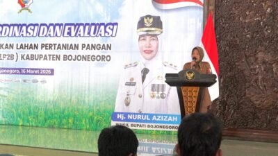 Hadapi Krisis Global dan Perubahan Iklim, Wabup Nurul Azizah: Maksimalkan Lahan Sawah 87% Jadi LP2B