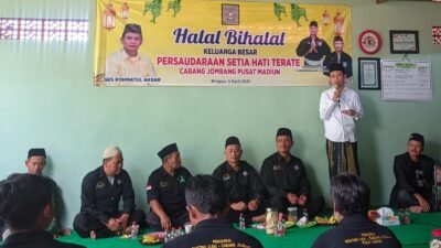 PSHT Cabang Jombang Gelar Halal Bihalal 2026, Tekankan Kerukunan dan Penyelesaian Masalah Secara Kekeluargaan