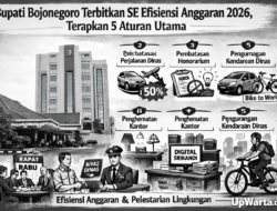Bupati Bojonegoro Terbitkan SE Efisiensi Anggaran 2026, Terapkan 5 Aturan Utama