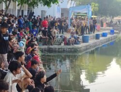 Bupati Warsubi Ajak Perkuat Kolaborasi Jaga Kamtibmas Saat Mancing Bersama Ribuan Warga di Hari Bhayangkara ke-80