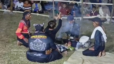 Singo Guntur Bawono Mengamuk di Lapangan Gandu – Purwoasri, Penonton Auto Lupa Pulang