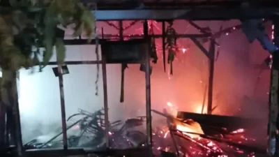 Rumah di Kedungadem Bojonegoro Terbakar, Dua Motor Hangus