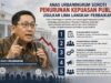 Anas Urbaningrum Usulkan Lima Langkah Perbaikan Respons Atas Penurunan Kepuasan Publik