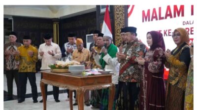 Malam Tasyakuran HUT ke-81 RI di Jombang, Bupati Warsubi Ajak Masyarakat Rawat Kondusivitas