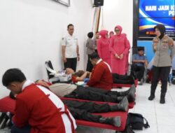 Peringati Hari Jadi Polwan ke-78, Polres Bojonegoro Gelar Aksi Donor Darah