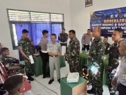 Sosialisasi Safety Riding Digelar, Tekan Pelanggaran Lalu Lintas Anggota TNI di Bojonegoro