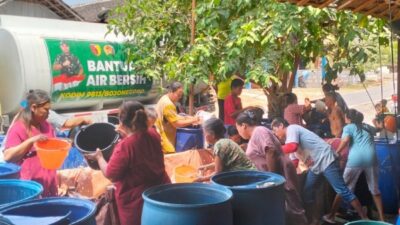 Peduli Kekeringan, Kodim Bojonegoro Salurkan 133 Ribu Liter Air Bersih ke 6 Kecamatan