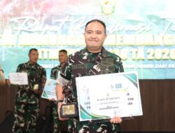 Dandim Bojonegoro Raih Juara III Dansatgas Terbaik TMMD ke-129 Tingkat Nasional