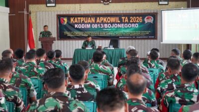 Kodim Bojonegoro Gembleng Babinsa, Perkuat Kemampuan Teritorial yang Humanis