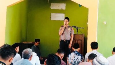 Wujudkan Polisi Bersama Masyarakat, Polsek Gayam Gelar Jumat Keliling di Desa Katur